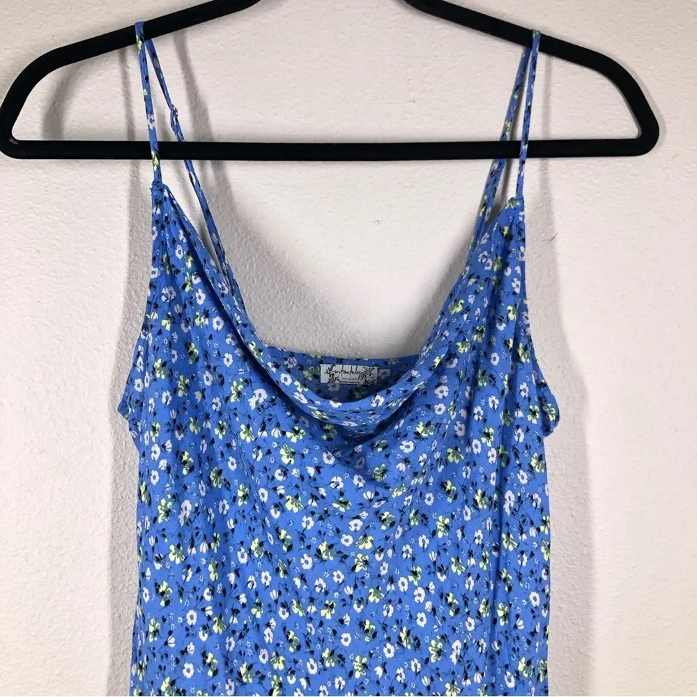 Intimately Free People X REVOLVE Forever Fields Mini Dress In Blue Combo Small